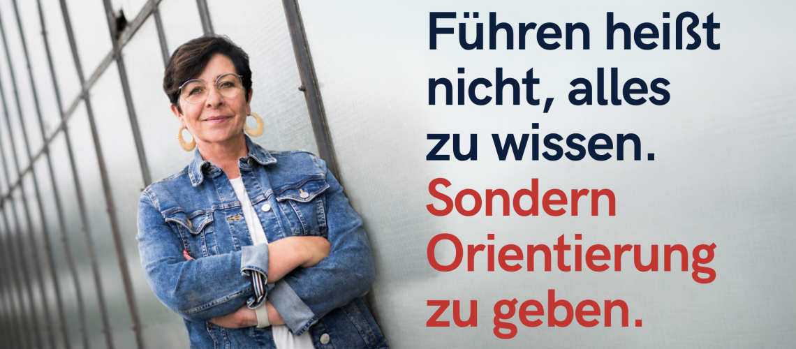 Führen heißt nicht alles zu wissen